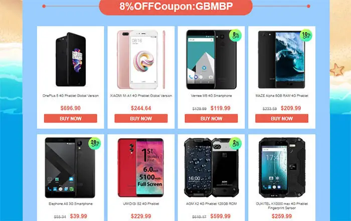 Gearbest Rabatte von der Coupon-Party