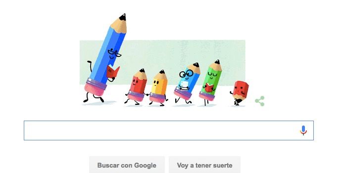 Google celebra el Día del maestro con un Doogle