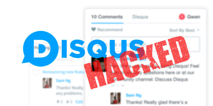 Disqus Hacked