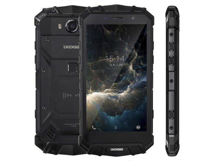 DOOGEE S60 schwarz vorne hinten