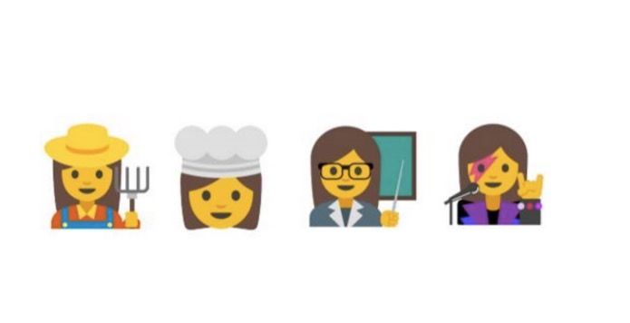 emojis mujeres google