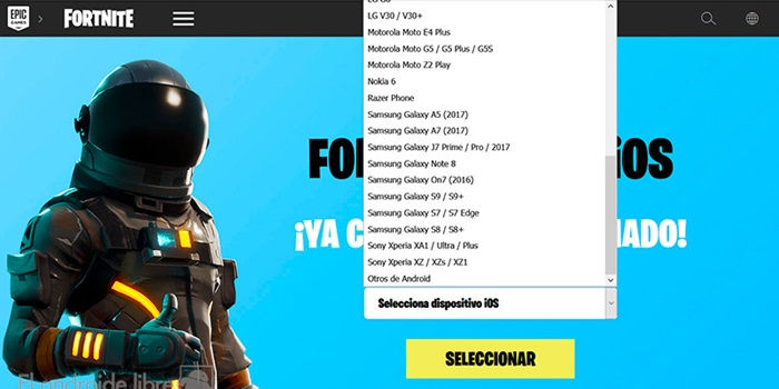 Mobile kompatible Fortnite