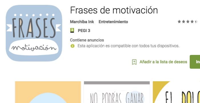 Phrasen Motivation Android App