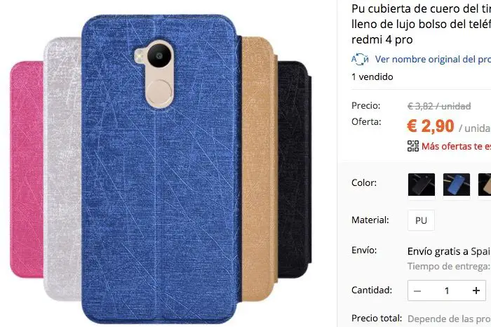 Funda-Cuero-Redmi-4