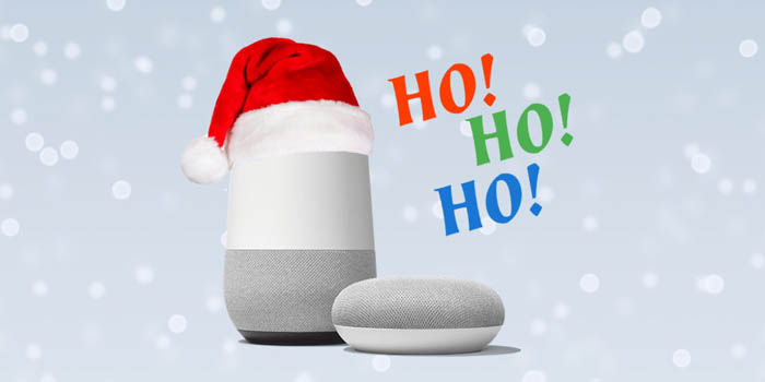 google assistent home papa noel