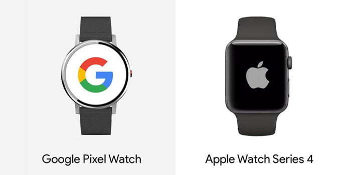 google pixel watch vs apple watch 4 comparativa