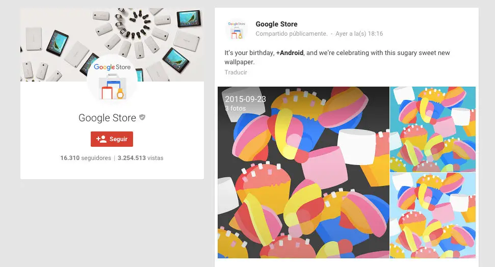 Google Store Hintergründe Marshmallow