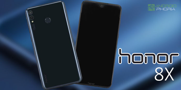 honor 8x pantalla notch certificado