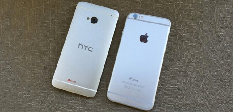 iPhone 6S vs HTC One M7