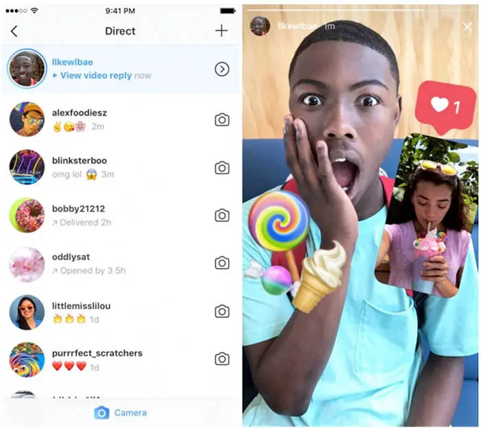 instagram beantwortet videogeschichten