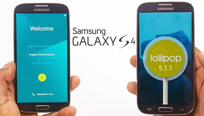 Installieren Sie den Android 511 Lollipop in Galaxy S4