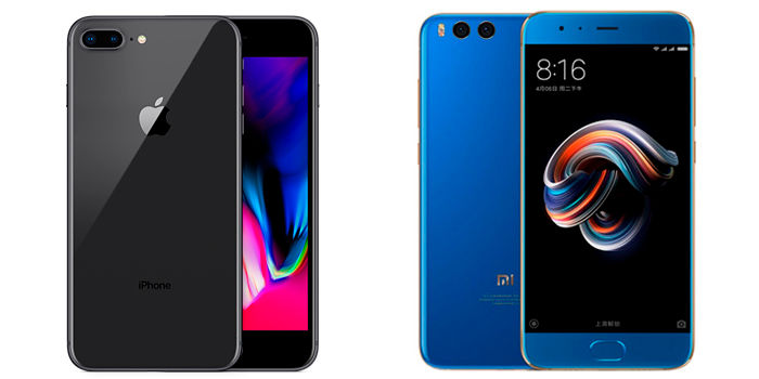 iPhone 8 Plus vs Xiaomi Mi Note 3