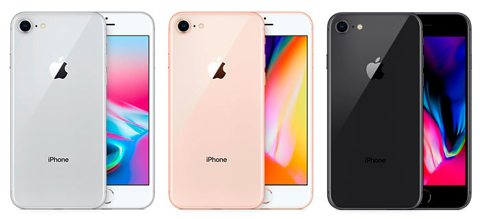 iPhone 8 in drei Farben