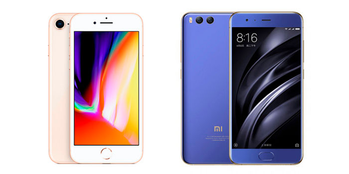 iPhone 8 vs Xiaomi Mi 6