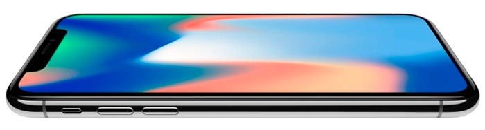 iPhone X horizontal