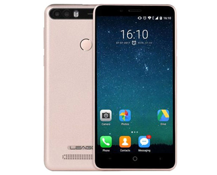 Leagoo Kiicaa Power rosa Vorderseite