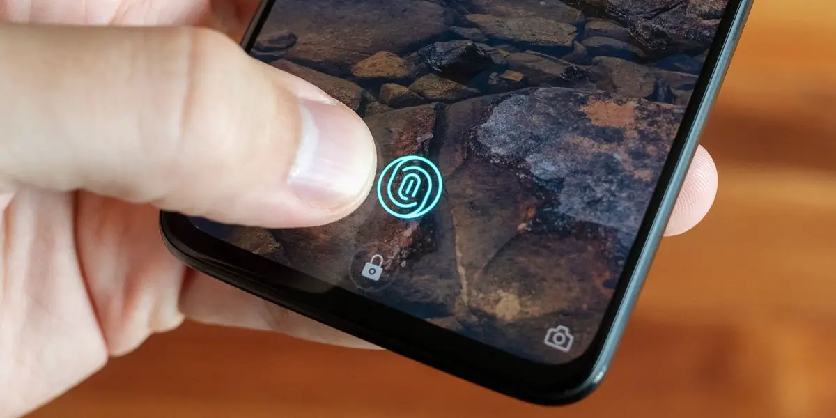 Fingerabdruckleser unter Oneplus 6t Bildschirm