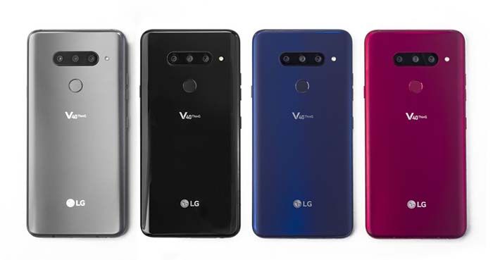 LG V40 ThinQ-Farben