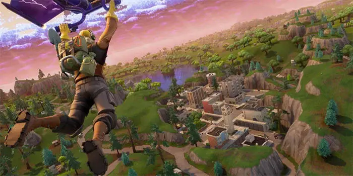 lugares para aterrizar ne Fortnite mobile