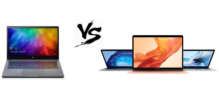 macbook air vs xiaomi mi air