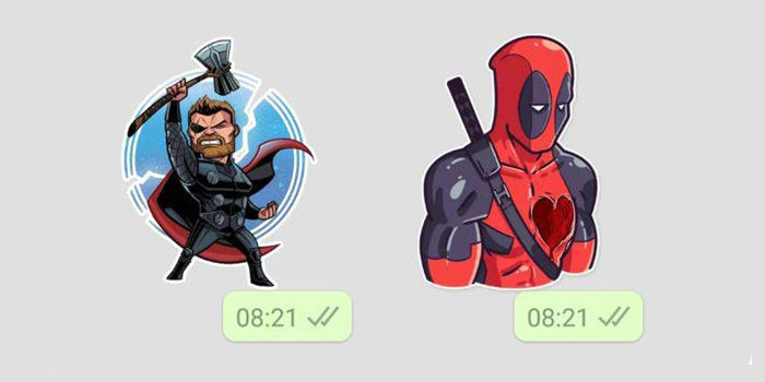 marvel stickers whatsapp