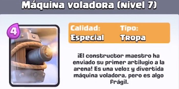 mazos maquina voladora clash royale