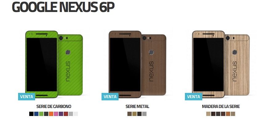 mejores skins nexus 6p y nexus 5x