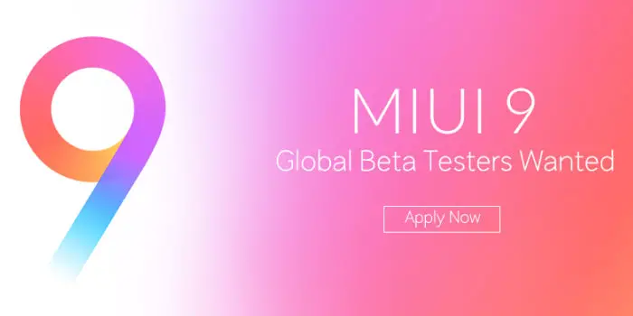 miui 9 beta xiaomi mi5 mi mix mi note 2