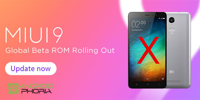 miui 9 global rom suspendida xiaomi redmi 3 redmi note 3 redmi 4a