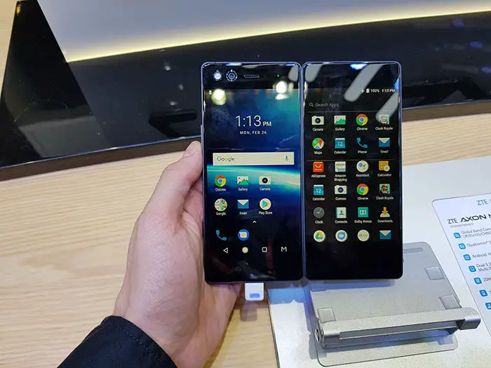 Dual-Screen-Modi Zte Axon m