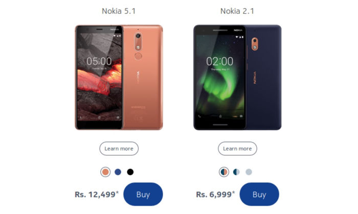 Nokia 5.1 2.1 Preis