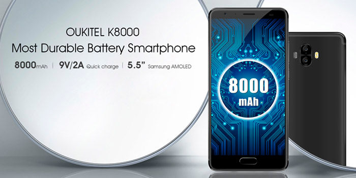 OUKITEL K8000 especificaciones