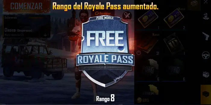 pubg rango mejorado