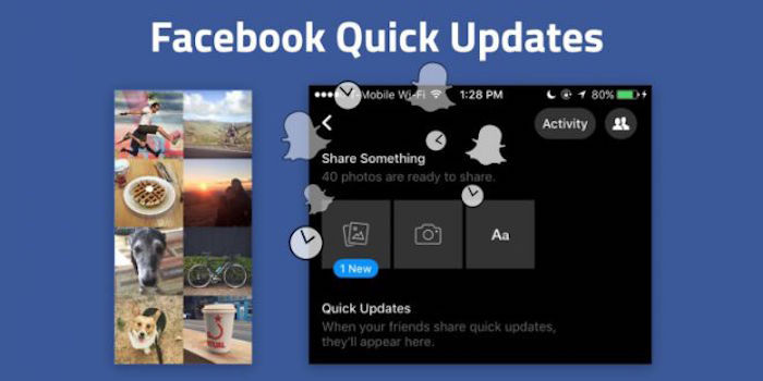 quick updates facebook