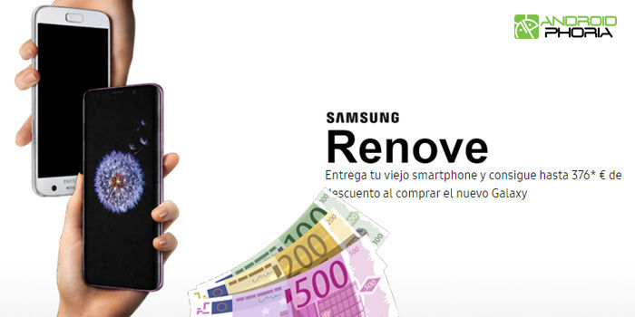 samsung plan renove comprar galaxy s9