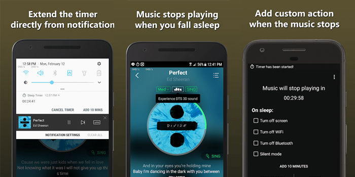 Sleep Timer Spotify-Funktionen