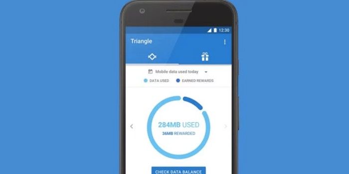 triangle ahorrar datos app