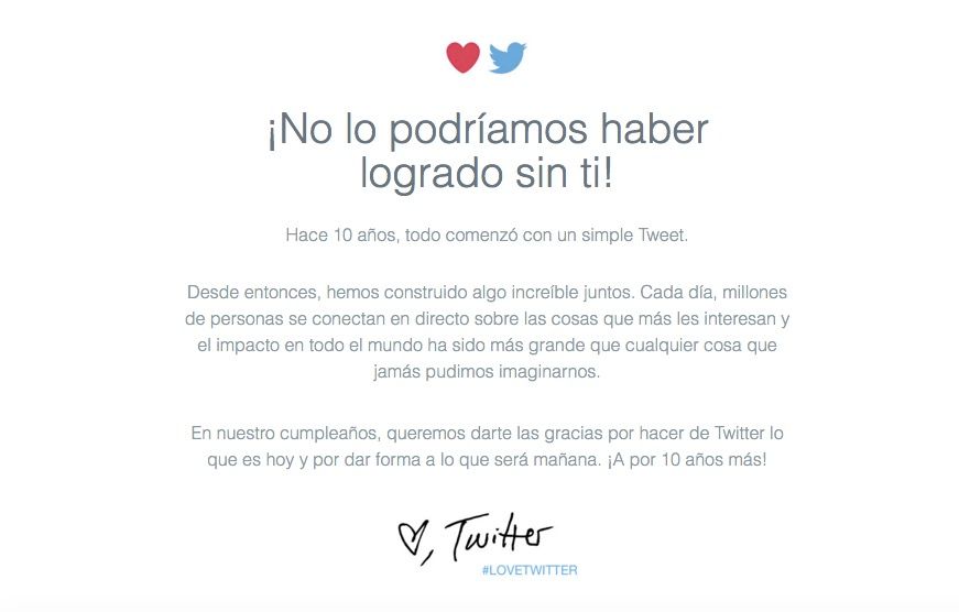 Twitter 10 Jahre
