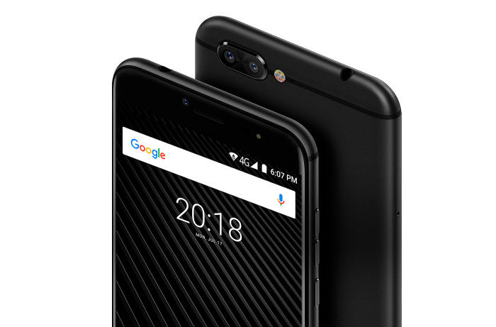 Ulefone T1 schwarze Rückfahrkamera