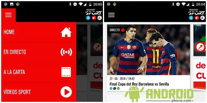 siehe barcelona seville copa del rey online android