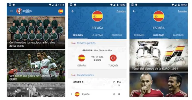 eurocopa 2016 android ansehen