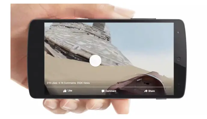360-Grad-Videos auf Facebook