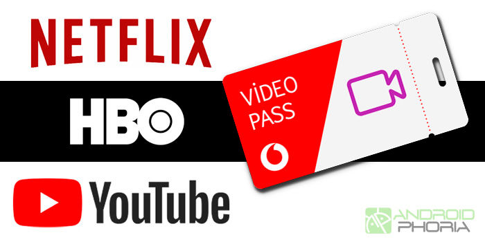 Vodafone Video Pass Netflix HBO YouTube ilimitado