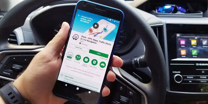 waze android auto