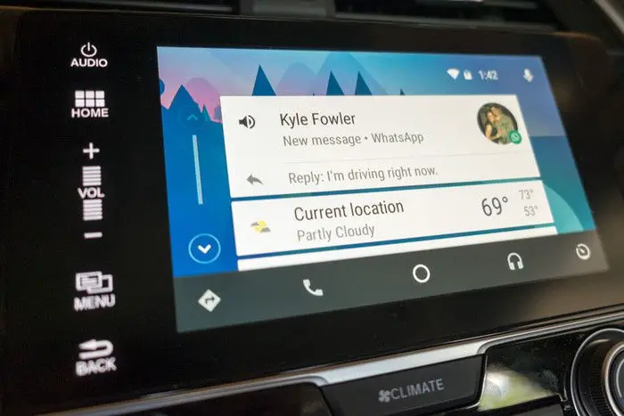 WhatsApp Android Auto