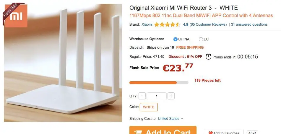 xiaomi mein WLAN-Router