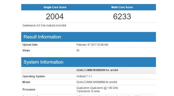 xiaomi mi6 benchmark