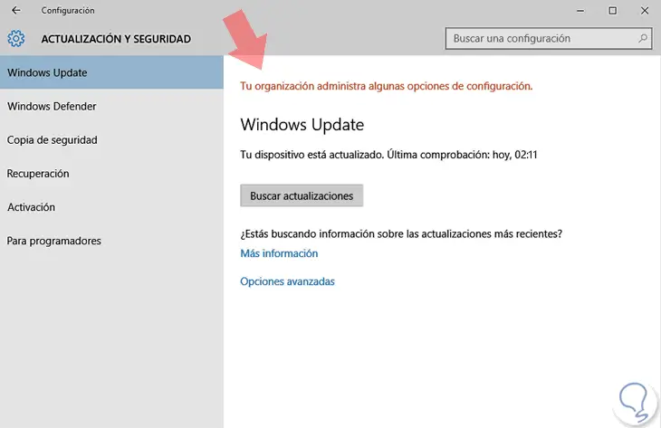 1-error-your-organization-adminustra-einige-Konfigurationsoptionen-windows-10.png