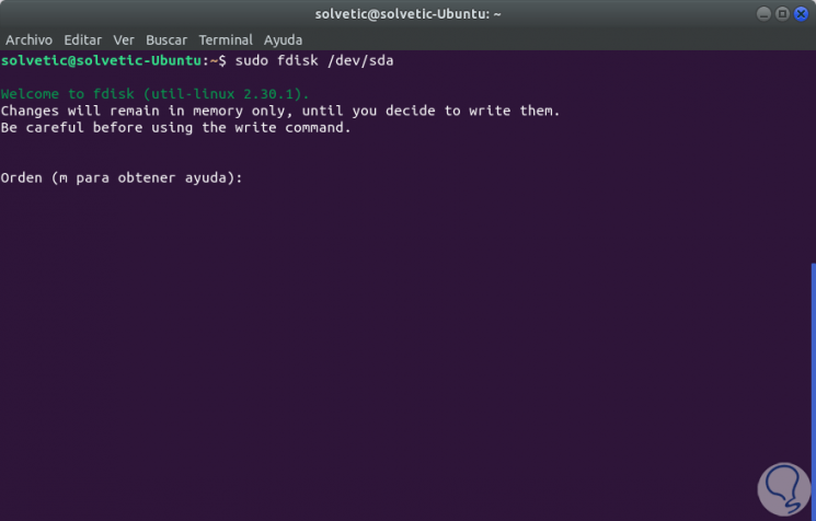 Verwenden Sie den Befehl Fdisk, um Partitionen unter Linux 4.png zu verwalten