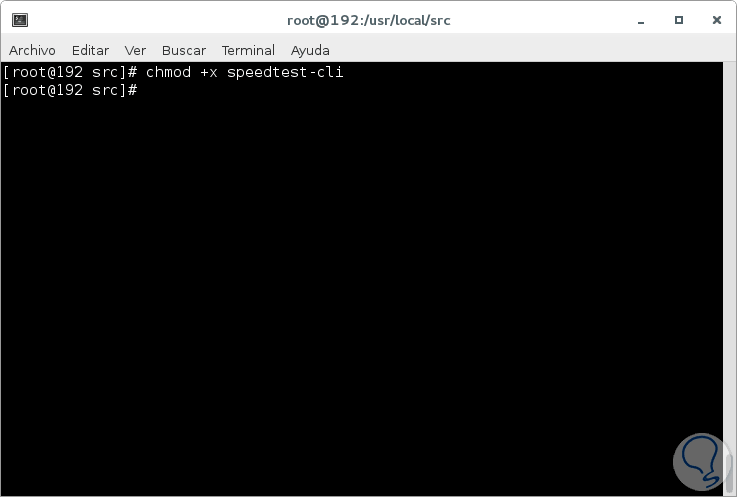 Überprüfen Sie die Geschwindigkeit des Internets mit dem Test Speedtest-cli-en-CentOS-7-3.png